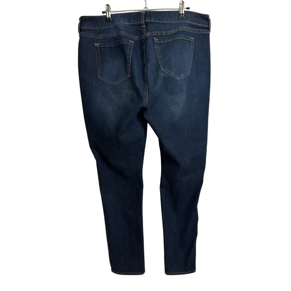Torrid Jeans Womens 16R Blue Dark Wash Classic Skinny Stretch Denim
